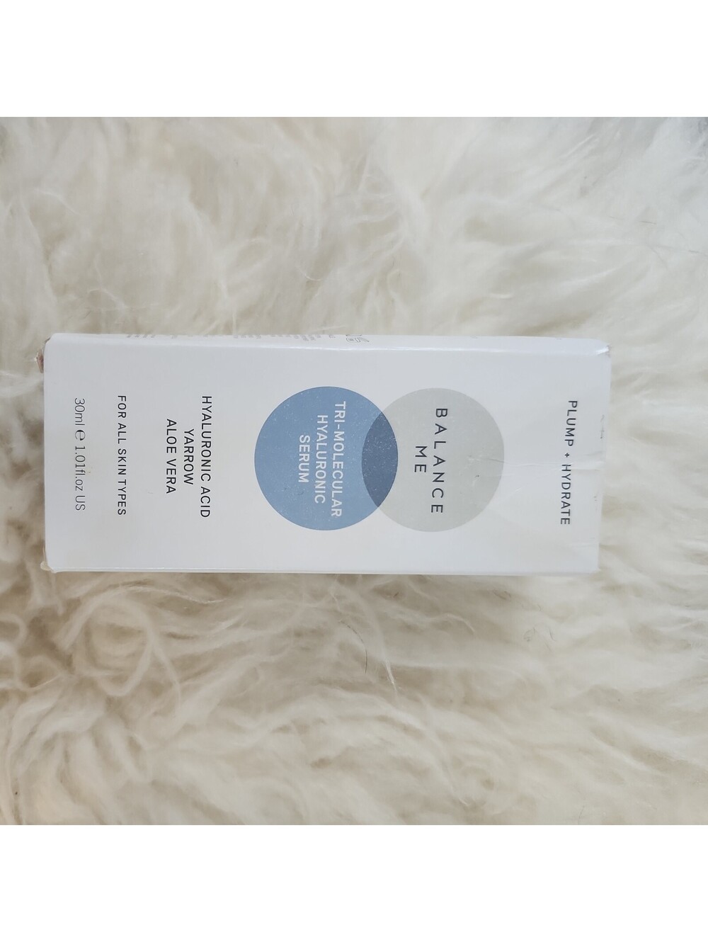 BALANCE ME Tri-Molecular Hyaluronic Serum Full Size 30ml 1.01 fl.oz NIB